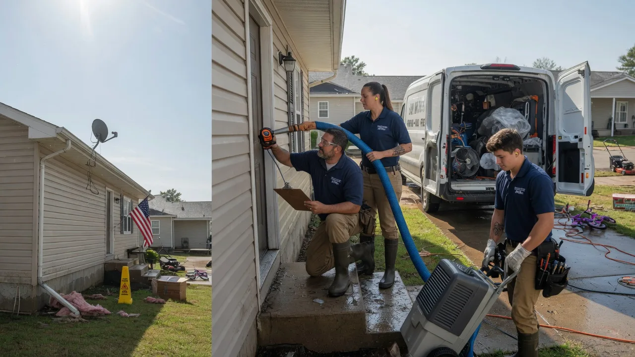Ceiling Water Damage Restoration in Floyds Knobs, IN near me